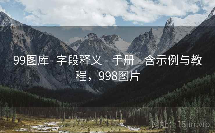 99图库- 字段释义 - 手册 - 含示例与教程，998图片